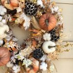 Natural elements for modern rustic wreath
